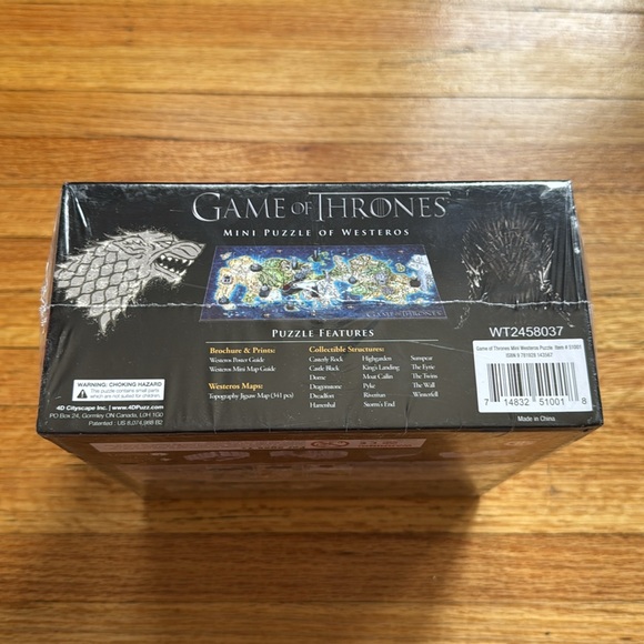Game Of Thrones Mini Puzzle Of Westeros / New / 2016 / 350 Piece Jigsaw Puzzle - Picture 2 of 6